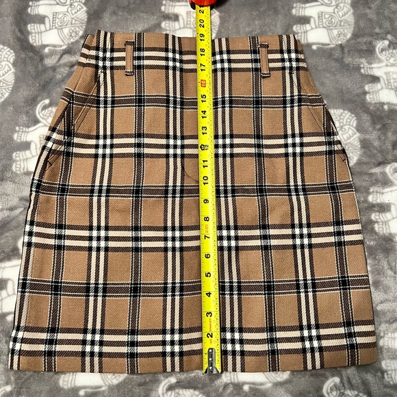 NWT Sandro Plaid Mini Skirt - Picture 3 of 7